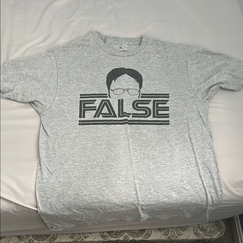 Ripple Junction Gray Short Sleeve The Office, Dwight false shirt